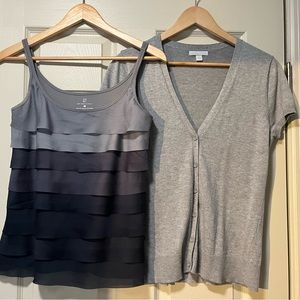 New York & company Tank and Carnigan medium